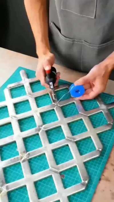 Making a garbage can from scrap metal