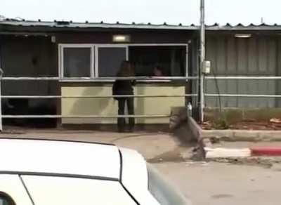 Sexually harassing underage Arab girls at the border checkpoint because you have all of the power and they have none