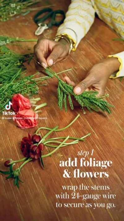 How to make a flower crown