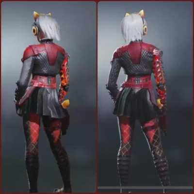 Comparison before and after patch (Uh, in case you miss it, it's the hair)