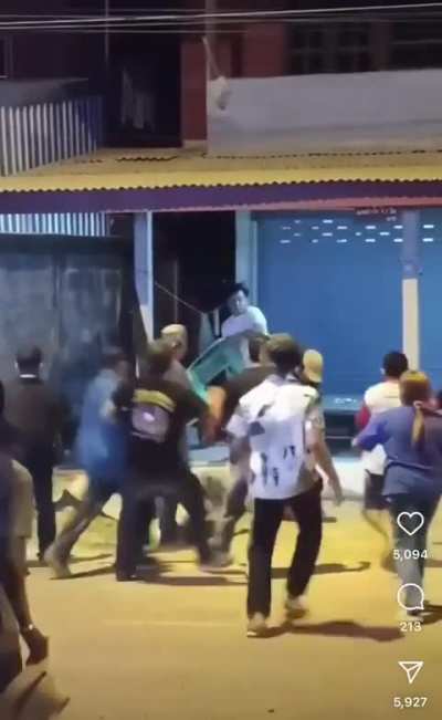 Slick Indian man discovers the art of a closed hand