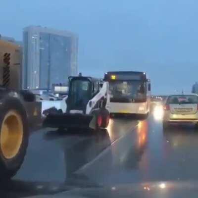 Ain't nobody gonna break his stride!