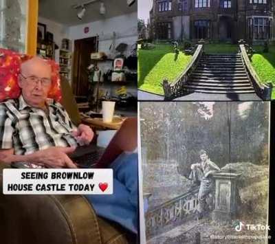 WWII Vet who stormed Omaha Beach on D-Day viewing an old location he was at from his past. If you’re interested in the WWII topic I recommend viewing his videos as he tells some amazing stories!