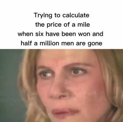 Came for history and faced math problems on the way