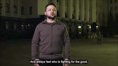 Five months of Zelenskyy's inspirational speeches to Ukrainians in one video
