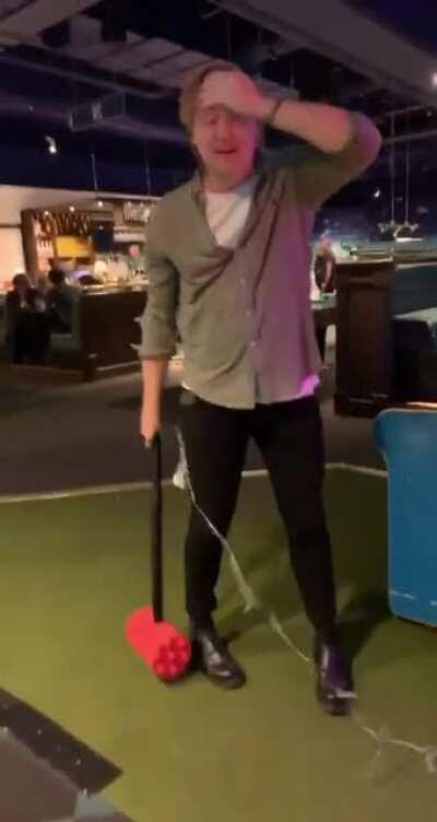 High striker to the face