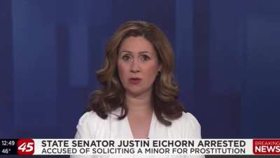 Minnesota State Senator Justin Eichorn, co-author of bill classifying “Trump Derangement Syndrome” as a mental illness, was advocating family values before being arrested for soliciting a minor