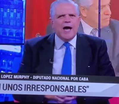 Lopez Murphy y sus palabrotas
