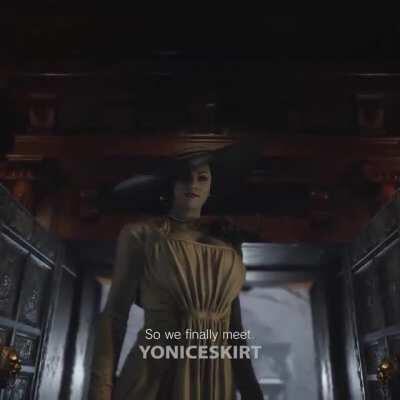 Nayeon meets Lady Dimitrescu