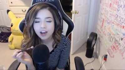 Pokimane having a orgasm mid ASMR.