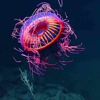 The Halitrephes maasi jelly 4000 feet below the sea