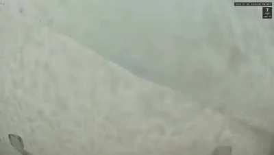 My dad truck nearly flips over while going into the ditch