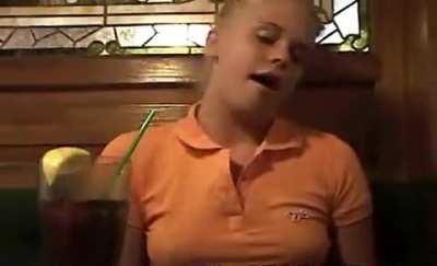 Trying to Cum Before the Waiter Gets Back