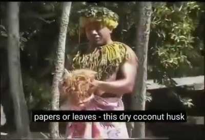 This is how you make fire.