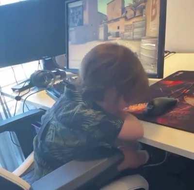 Baby xQc raging xqcSlam