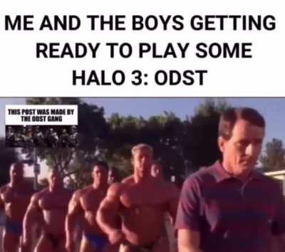 Yeah, I play Halo 3: ODST 💪🏻💪🏻💪🏻