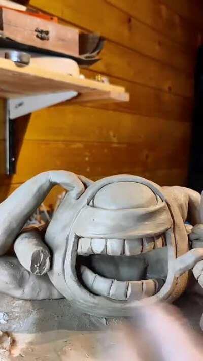 [OC] someone challenged me to make a flesh coloured beholder with hands instead of eyes.... Im so sorry i made this, it's clearly cursed