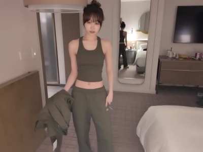 251102 Chaewon Showing off her Alo Clothes