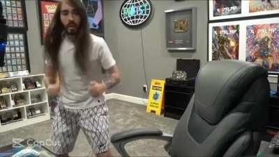 Charlie groovin to Cruel Angel's Thesis