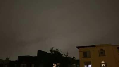 First real rain LA has seen in months and thunder and lightning to boot!