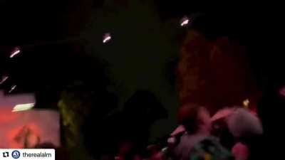 Scenes at Fed Square as Australia take the lead against Tunisia