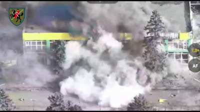 Work of the 110th Brigade on Russian forces in Velyka Novosilka, February 2025.