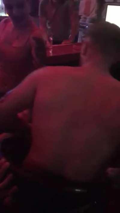 His birthday party was lit.