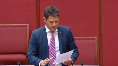 Australian senator, Alex Antic, exposes the totalitarian aspirations of Klaus Schwab's World Economic Forum, and its 'Great Reset' agenda, in the Australian parliament.