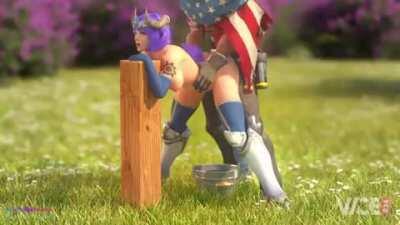 Brigitte Creampied By McCree (R34Vice) [Overwatch]