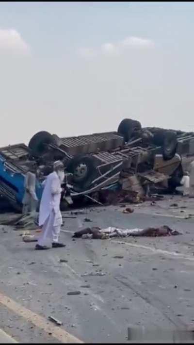Bus crash takes 12 lives (June 17, 2023.Pakistan)