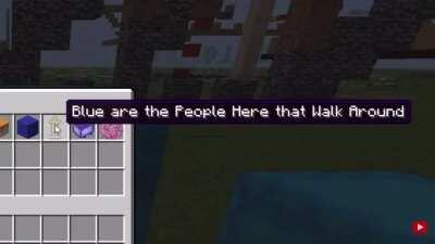 I’m Blue but every misheard lyric is a Minecraft item