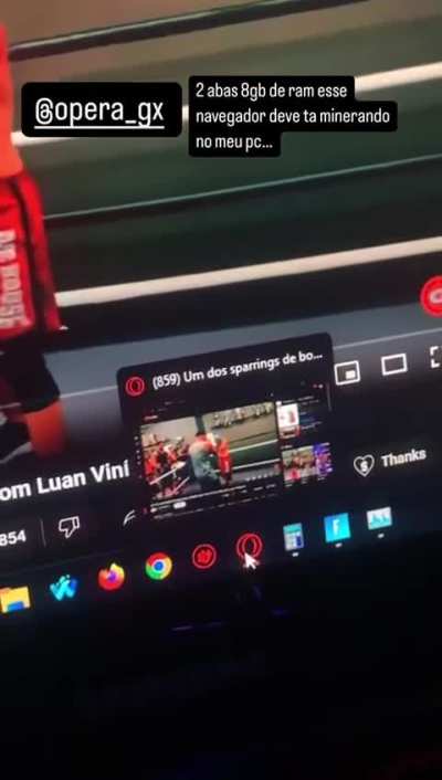 Opera GX melhor navegador KKKKKKK 2 abas abertas 8gb de ram! Tão minerando cripto no pc de vocês e vocês nem sabem! 