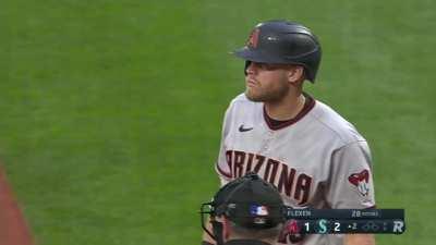 [Highlight] Seth Beer continues the interesting start to his career in his second plate appearance by fouling off a pitch that was thrown behind his head.