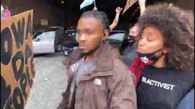 Black Lives Matter mob blocks I-90, proceeds to corner and choke out an old man late for a medical appointment