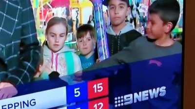 Brutal theft caught on live TV