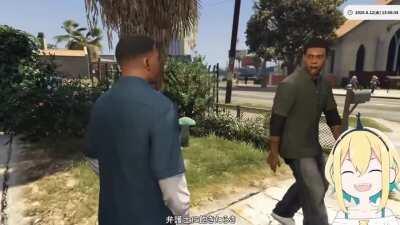 Pikamee plays GTA5 and reaches the Lamar moment..