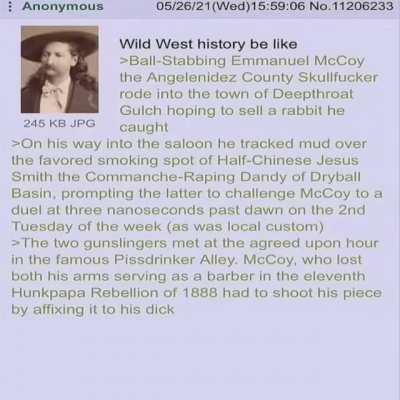 Wild west history be like (cr: dreadanon)