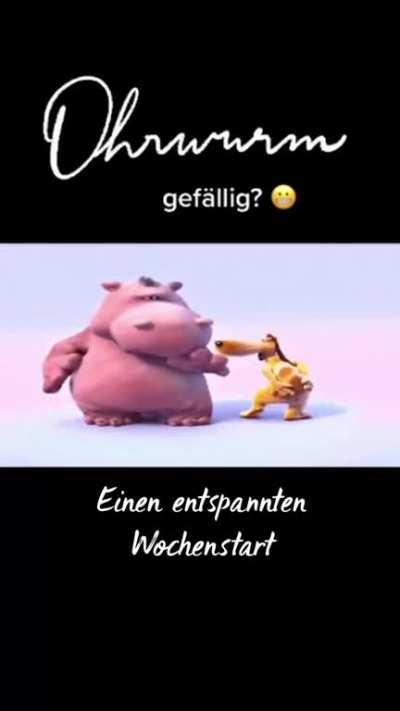 Euch allen einen guten Start in die Woche. 😂