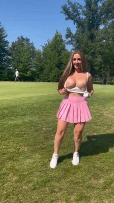Getting sneaky on the golf course ;)