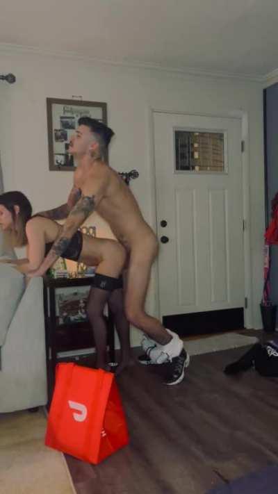 Delivering more then just food! 😈