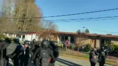 MAGA Nazis attacking Antifascists