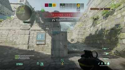 I guess it was my turn to get CS2'd today. My nade traveled through time and space.