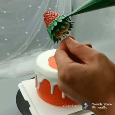 Christmas theme cake