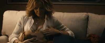 Mommy Elisabeth Shue truly knows how to take care of her boy