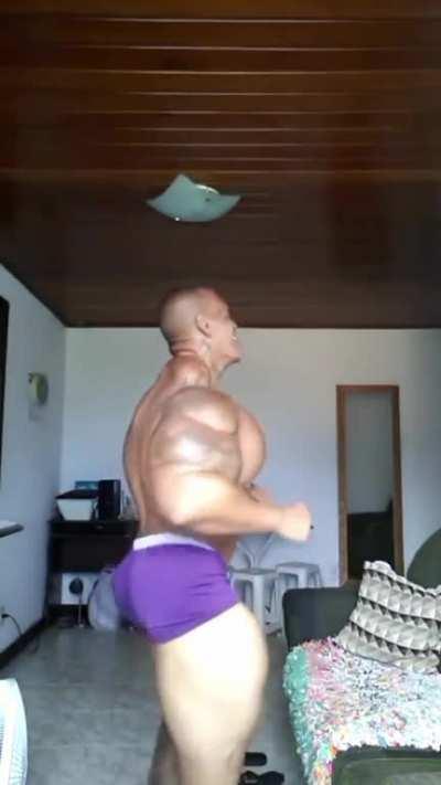 I need to know what gym he goes to and his regiment.