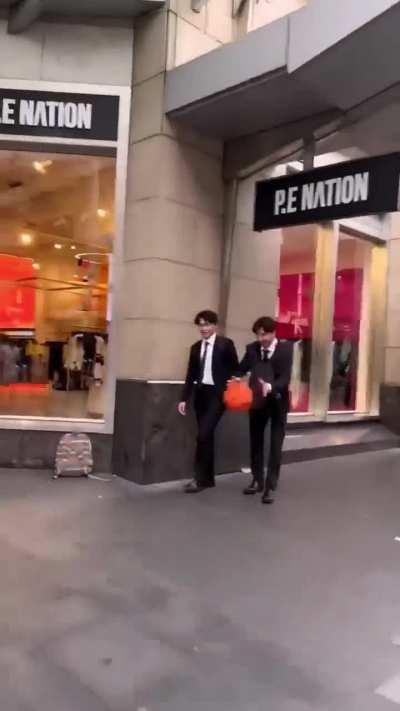 Yea let's chuck basketballs at random people's heads!