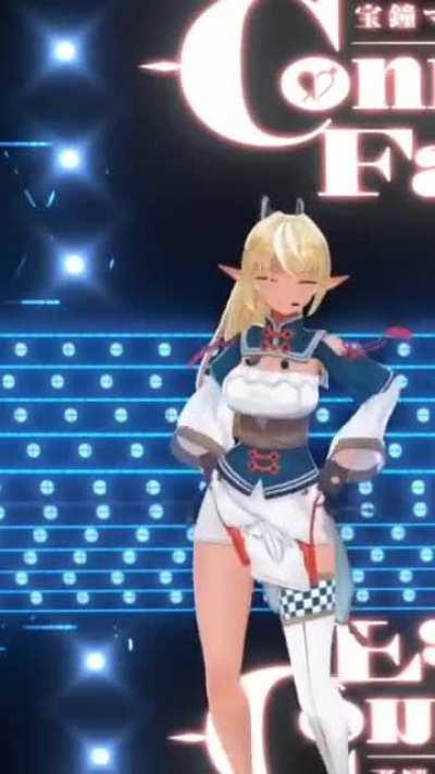 Since flare's doing a 700k stream here's a clip of her wiggling.