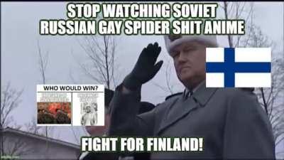 SUOMI TUHOAA HOMO-HÄMÄHÄKKI-ANIMEN TALVISODASSA