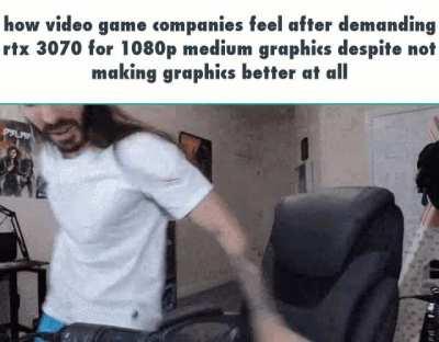 2018 games looks as good as 2023/24 games but take a guess which games needs nasa pc for 60 fps