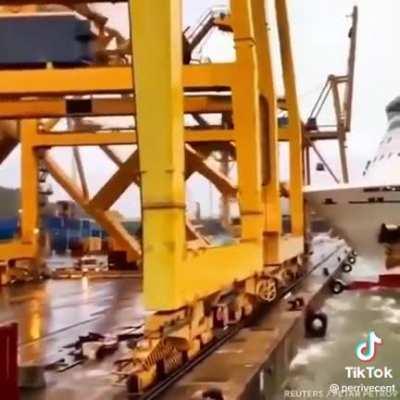 To dock a ship safely